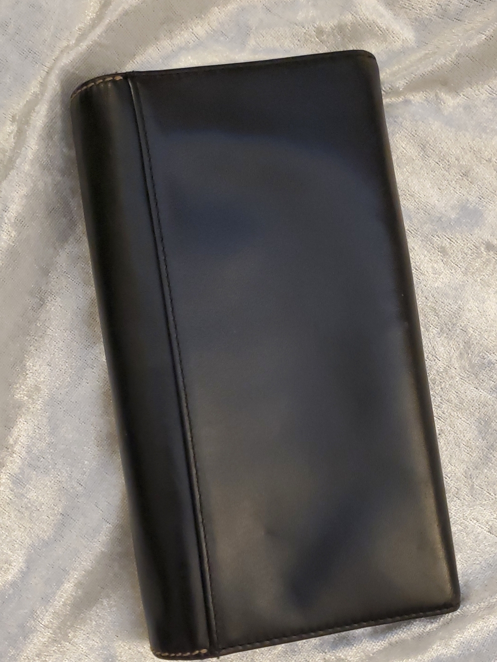 Vintage Lauren Ralph Lauren SOFT Black Leather Trifold Continental Flap Wallet - Picture 15 of 16